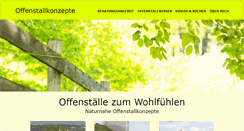 Desktop Screenshot of offenstallkonzepte.com